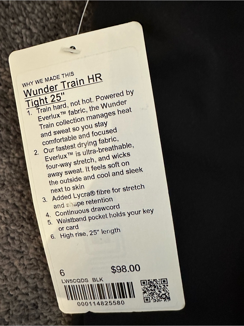 Lululemon Wunder Train High-Waist Leggings Duo — Black & Olive - Picture 3 of 3